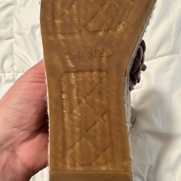 Chanel Camellia CC Flower Espadrilles - Picture 6 of 12